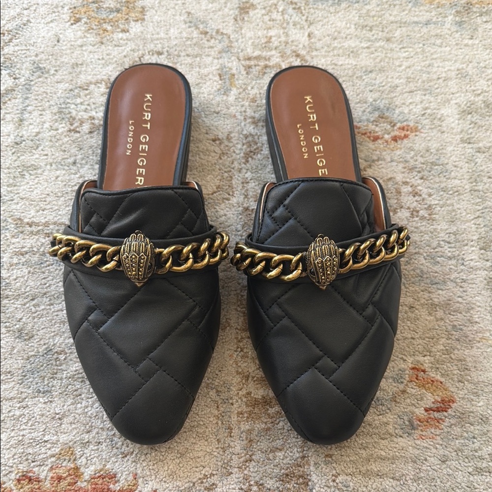 The Kurt Geiger London mule in Black size 38